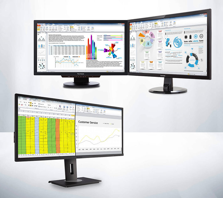 Ultra-Wide vs. Dual Monitors