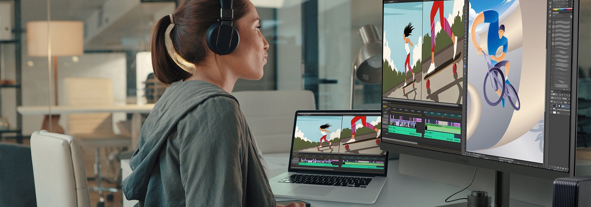 ViewSonic Unveils ColorPro VP76 Series of Professional Monitors with an Extended ColorPro Wheel